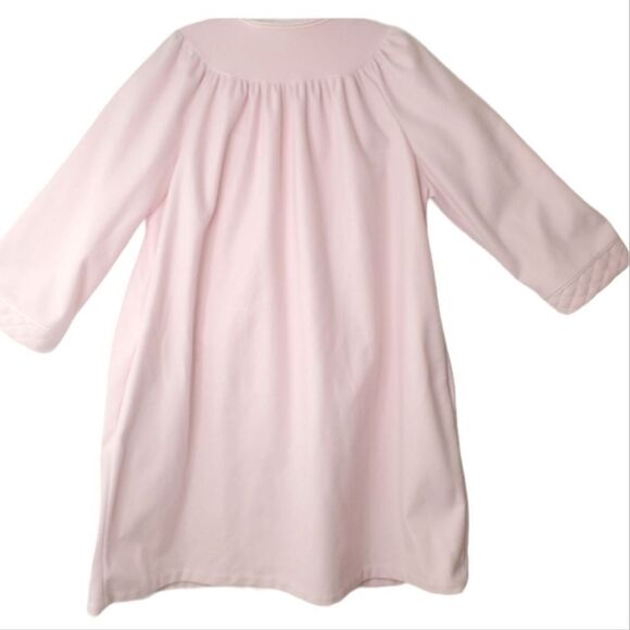 Vintage Homebodies By Leisure Life Vintage Pink Fleece House Dress Size 3X - Picture 3 of 17